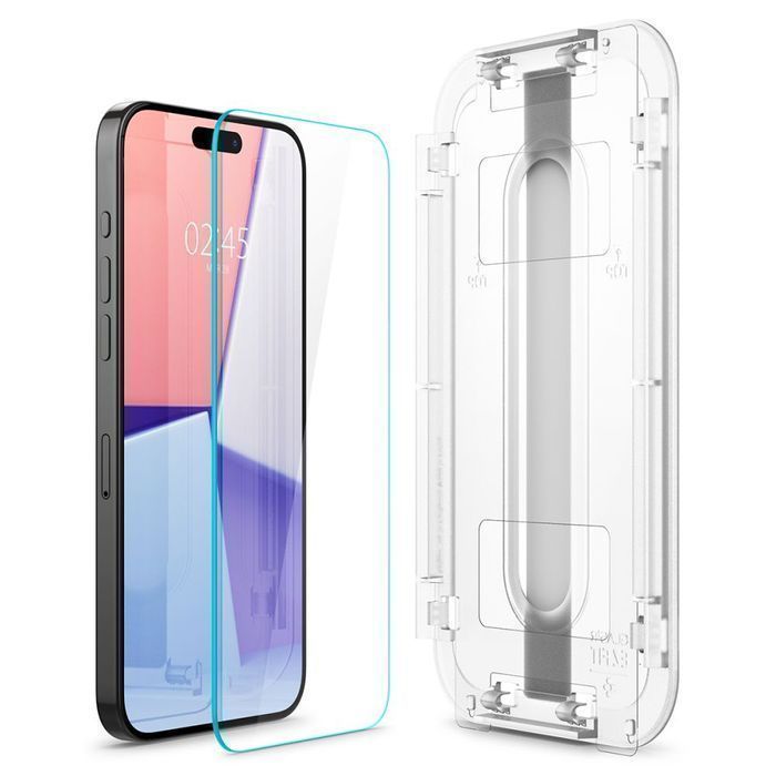 Szkło Hartowane Spigen Glas.tr EZ Fit 2-Pack iPhone 15 Pro Clear