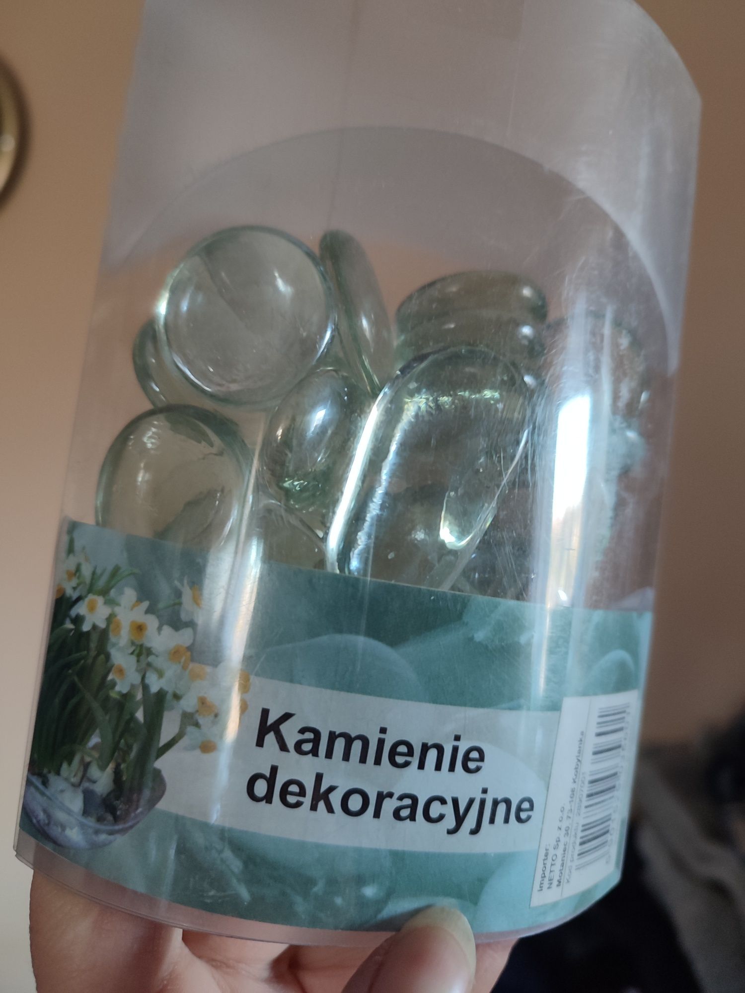 Kamienie dekoracyjne (2 komplety) dokompozycji i stroików ,nowe.