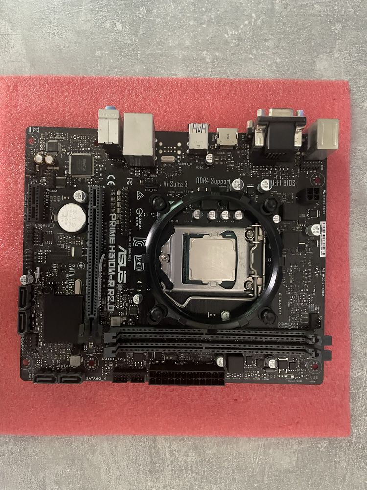 Комплект Asus prime h310-r2.0; i3 9100f