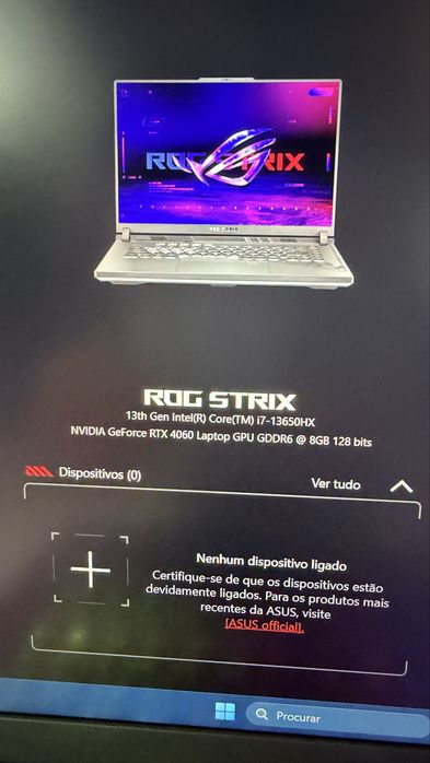 Asus rog strix i7 13650hx rtx 4060-8gb 32 gb ram 2.500 tb ssd