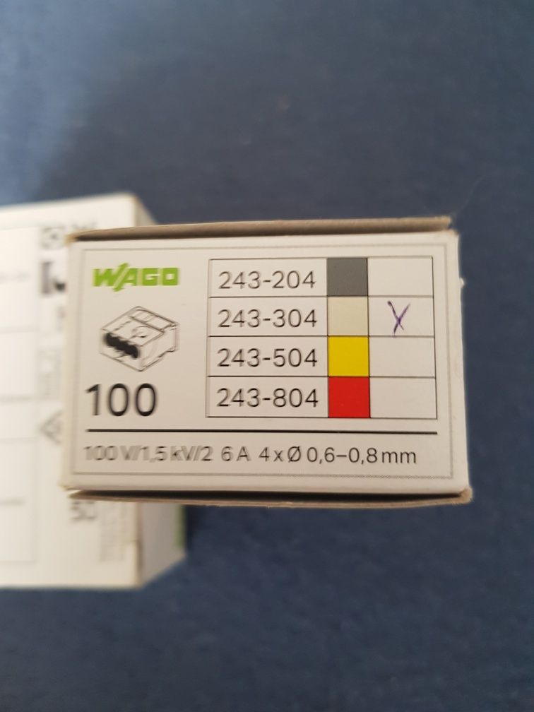 Szybkozłącza Wago