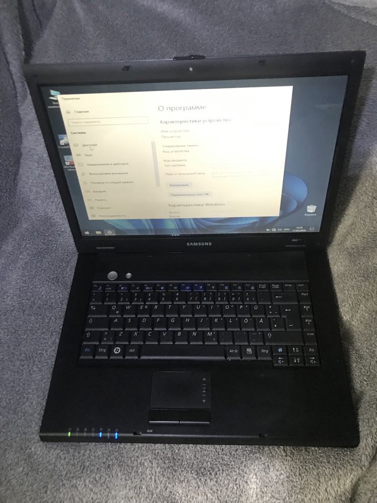 Ноутбук Samsung Core 2 Duo T5250 1.50GHz 3Gb ОЗУ 250Gb HDD