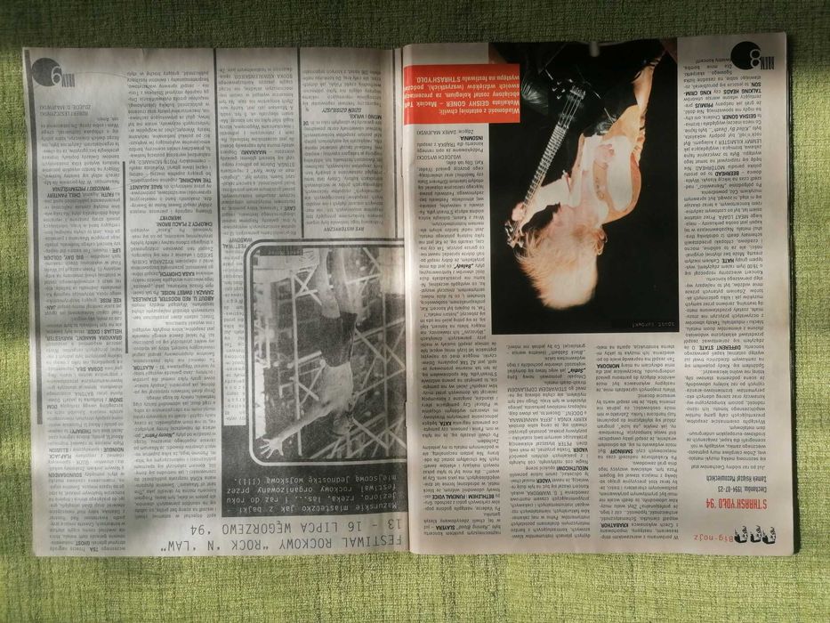 Pierwsze wydanie magazynu BRUM po śmierci Ryśka Riedla z Dżemu z 1994r