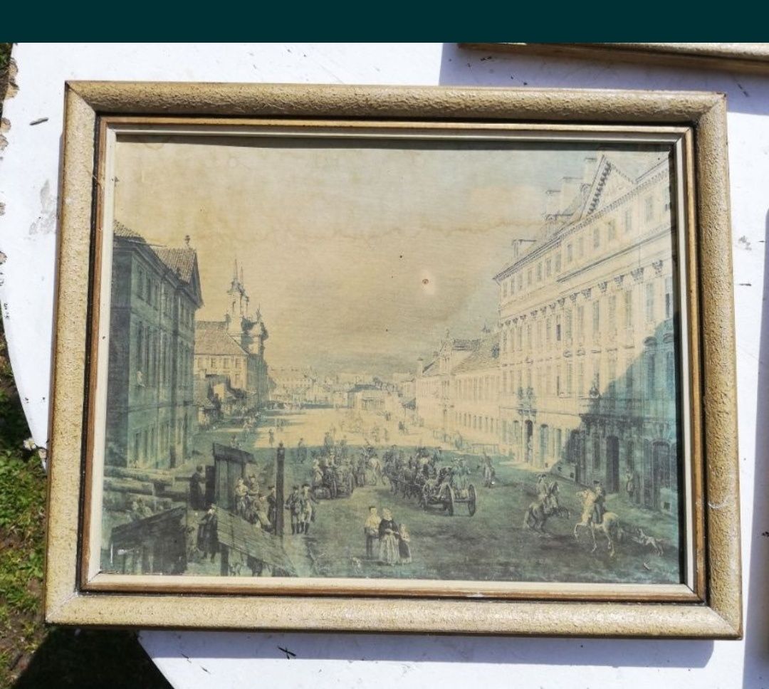 Obraz reprodukcja Bernardo Belotto zw Canaletto w  ramie 3 sztuki