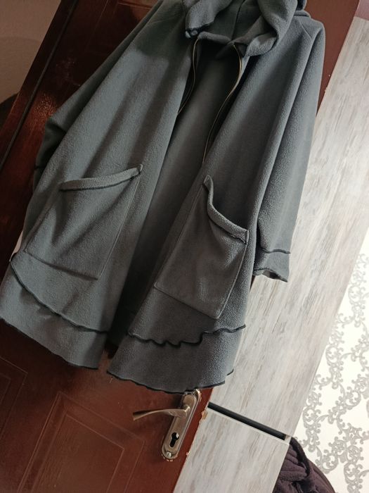 Женский пончо флис