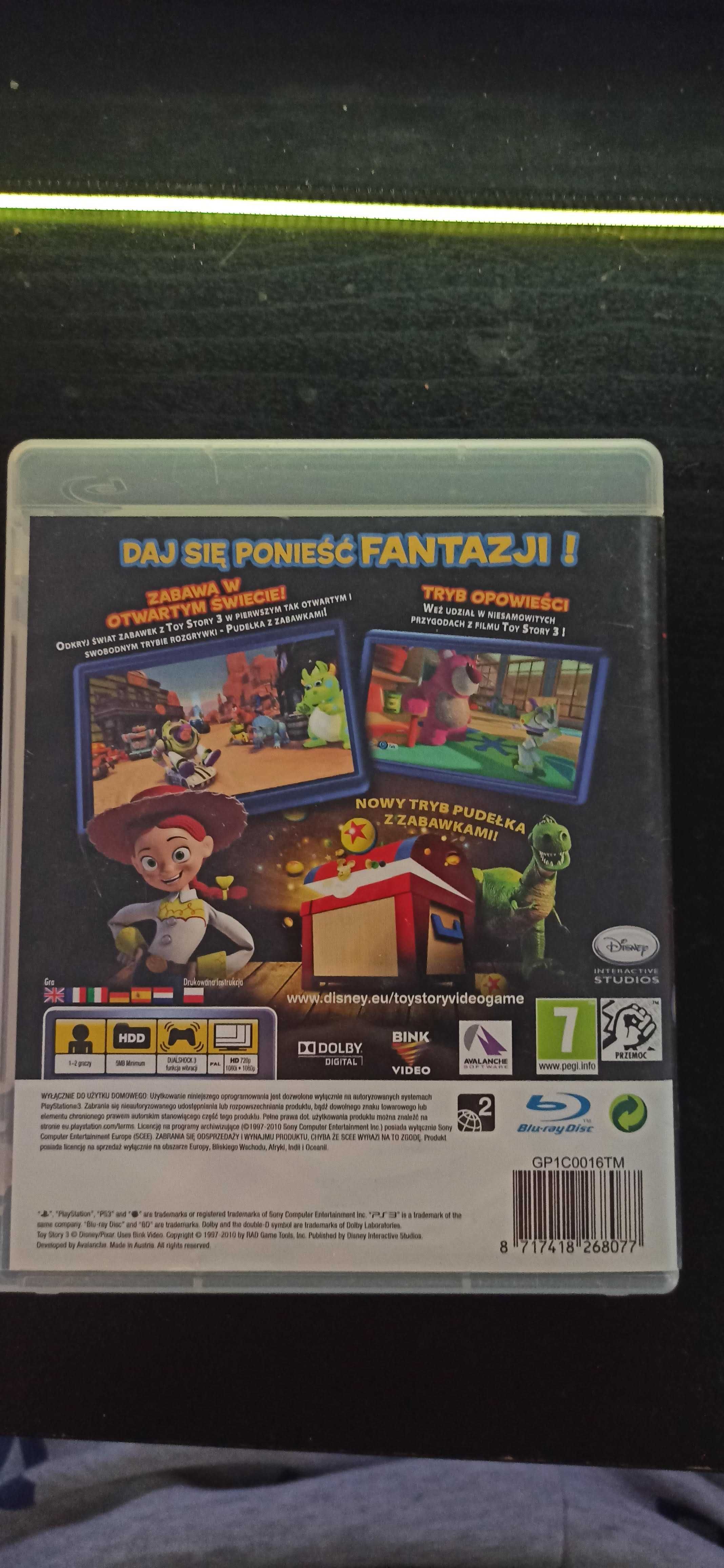 Toy Story 3 PS3 pudełko kraków gra dla dzieci KRAKÓW