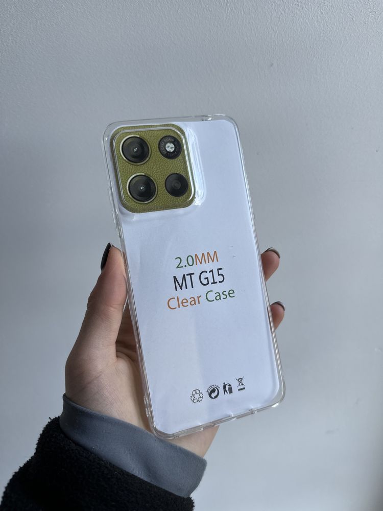 Etui przeźroczyste 2mm do MOTOROLA G15