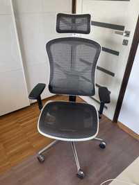 Diablo Chair - kolor bialy/szary wersja ergonomiczna