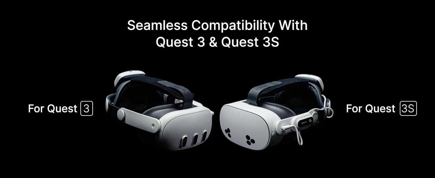 BOBOVR E3 Pro Battery Strap 10000mah для Meta Quest 3/3S кріплення