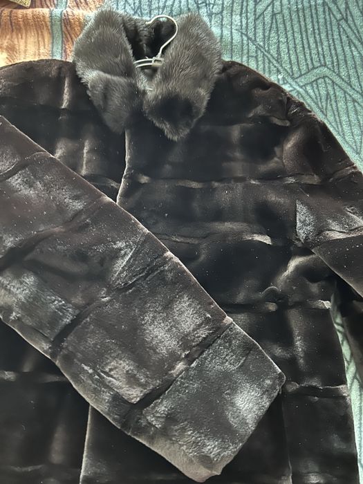 Чоловічий кожушок зі стриженої норки