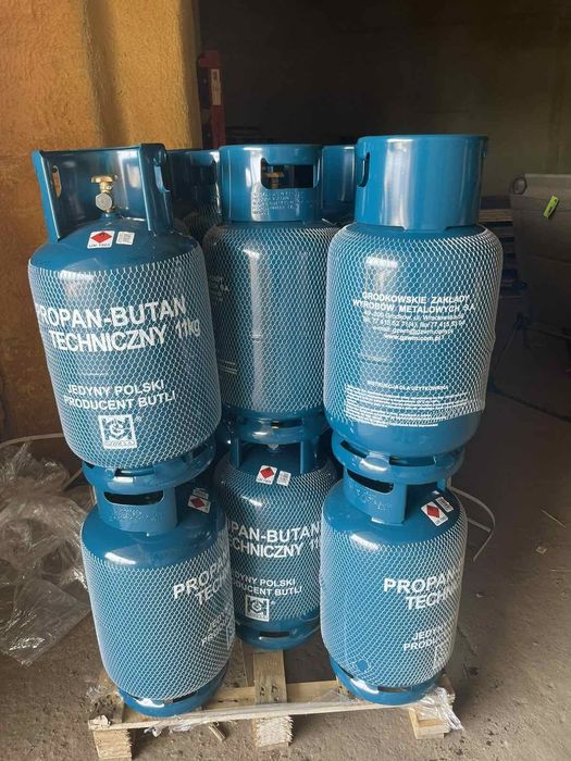 Нові балон газовий 27л пропан металевий сертифікований Польща