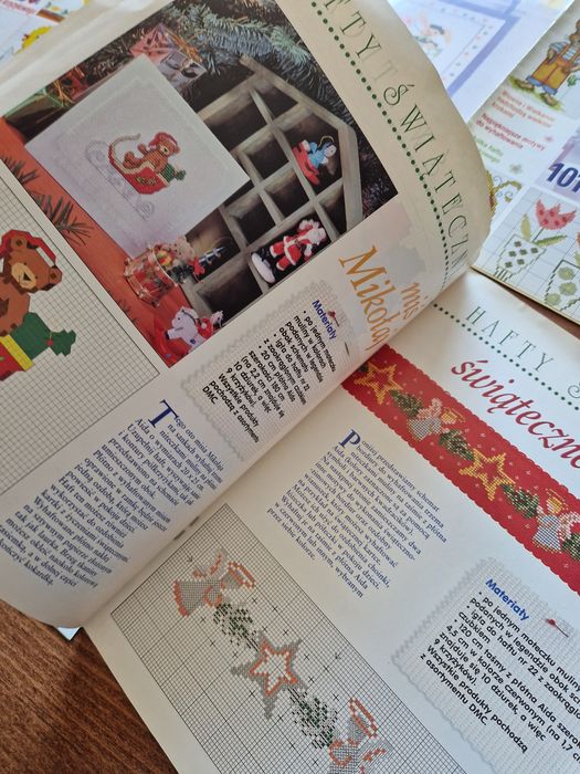 Haft krzyżykowy czasopismo 4 szt