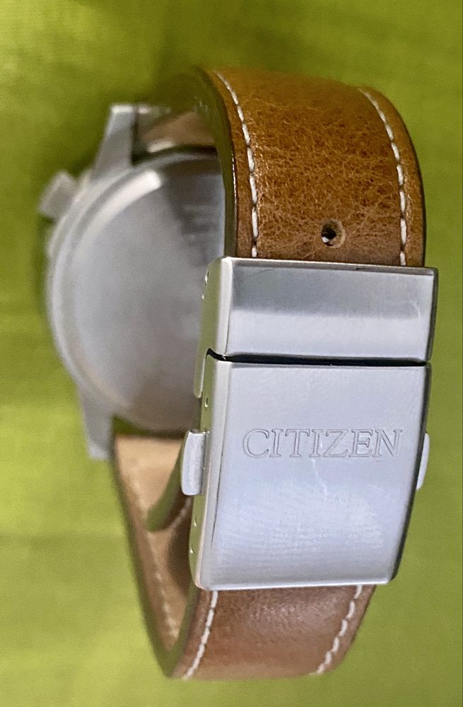 Relogio Citizen Pilot cronografo Eco Drive ,45 mm ,lindo