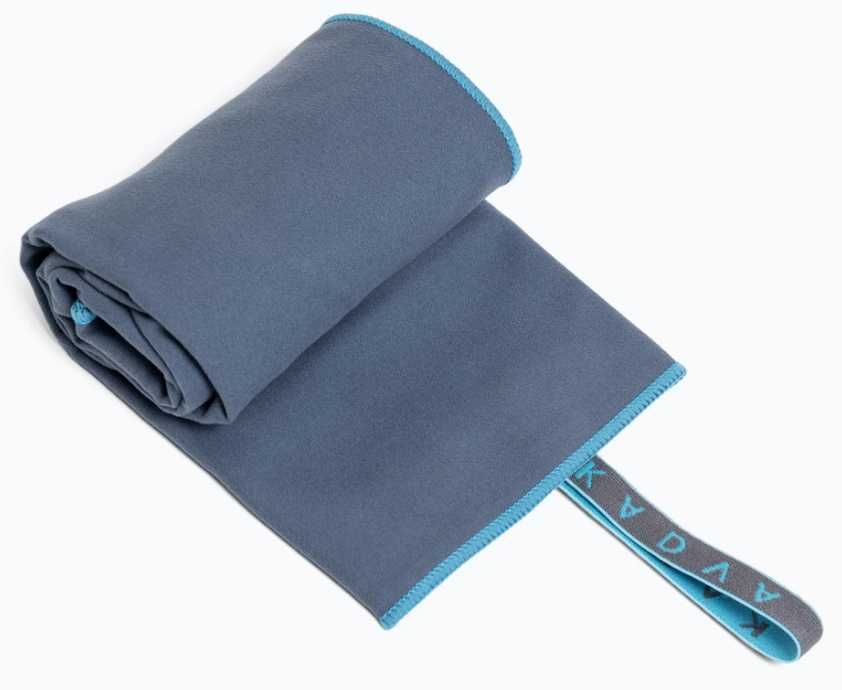 Полотенце микрофибра 80х60 супервпитывающее легкое синее