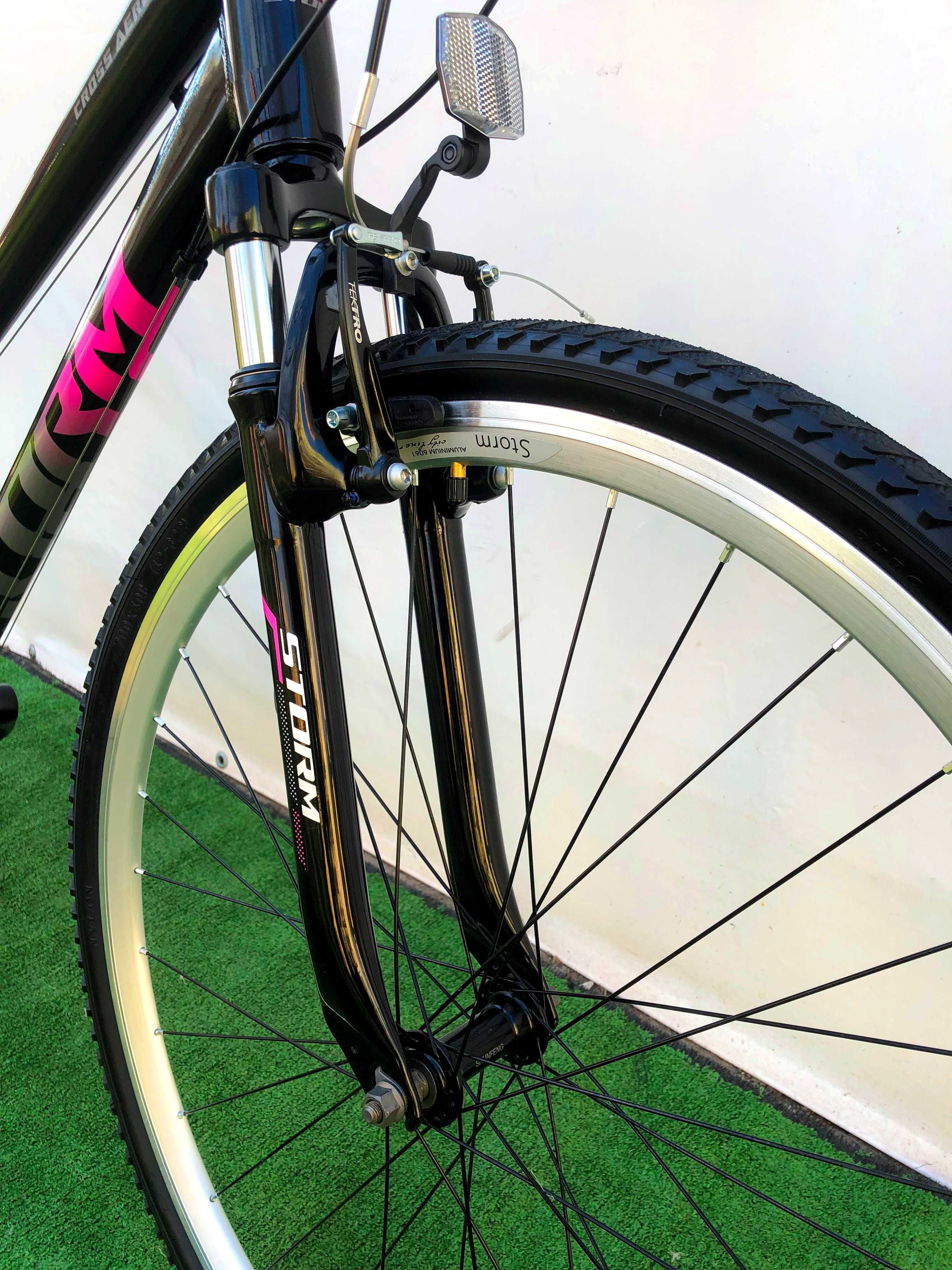 *Nowy STORM AERO CROSS 1.0* Koła 28" Shimano Tourney 2022 -30%