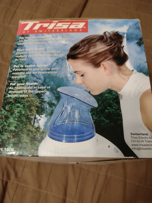Trisa. Носовий інгалятор. Пароварка для лица