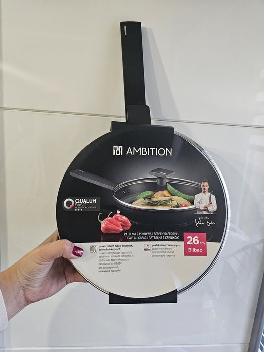 Patelnia z przykrywką ambition 26cm