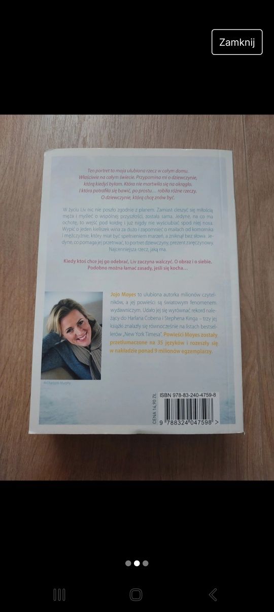 Książka Dziewczyna którą kochałeś Jojo Moyes