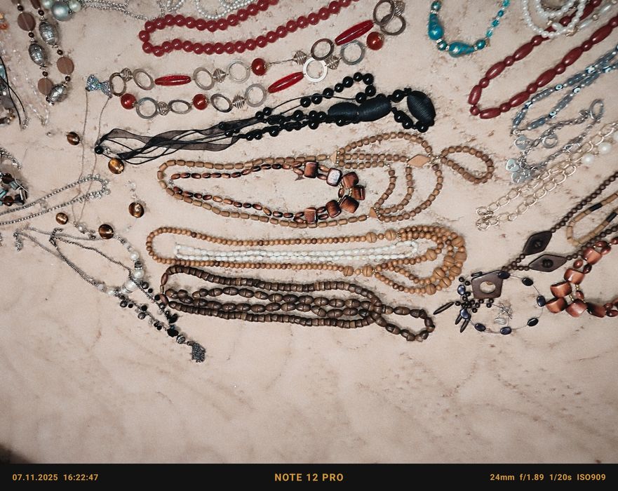 Бусы бижутерия СССР и современные