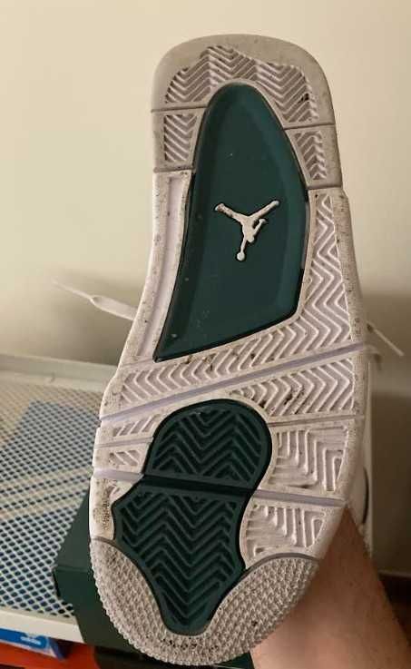 Air-jordan-4-retro-gs-oxidized-green 36.5