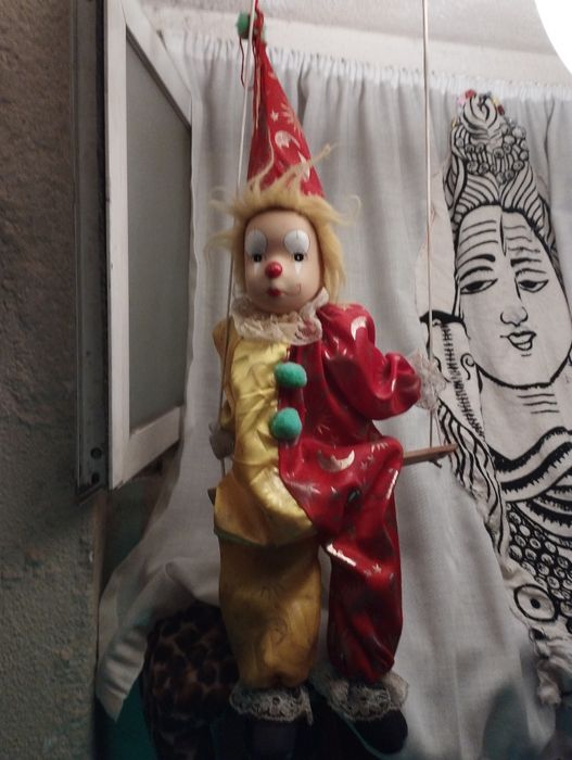 Palhaço no baloiço