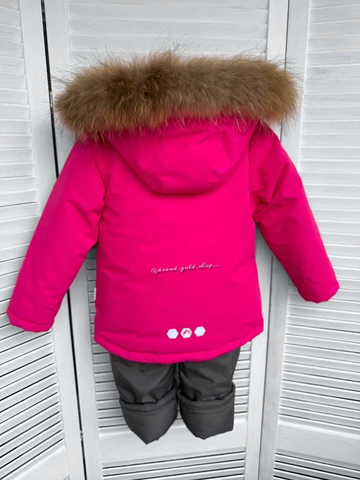 Зимовий термо комплект комбінезон для дівчаток lassye 122/128