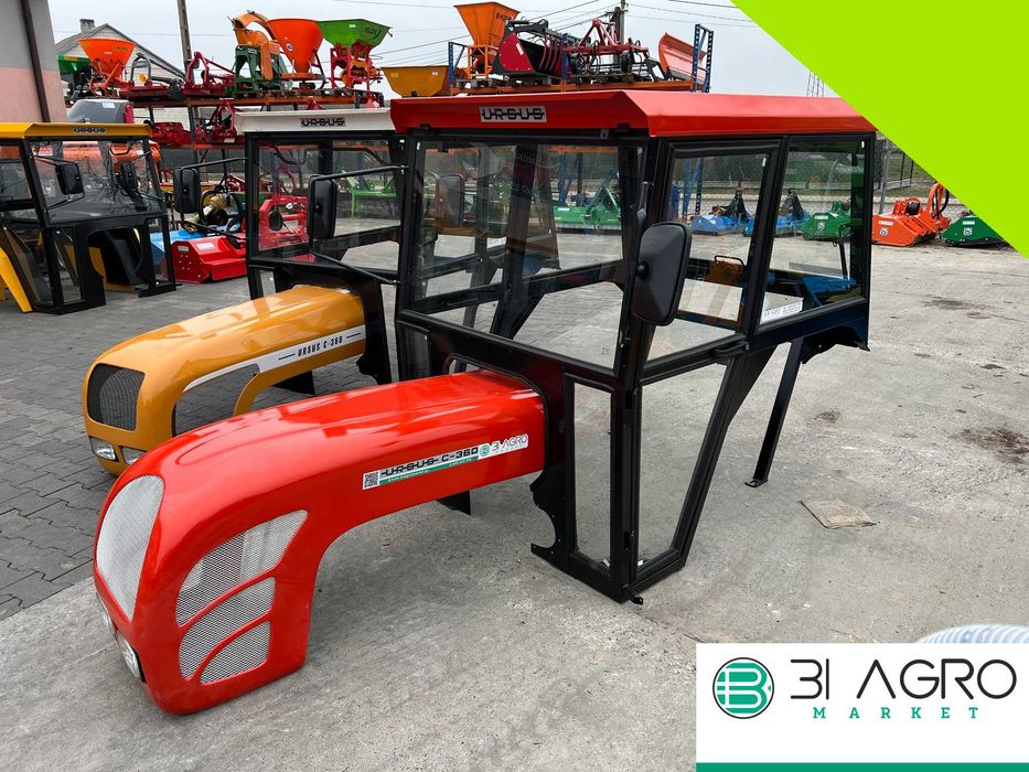 Kabina ciągnikowa Ursus C330 C360 MF235 MF255 T25 +wycieraczka --RATY-