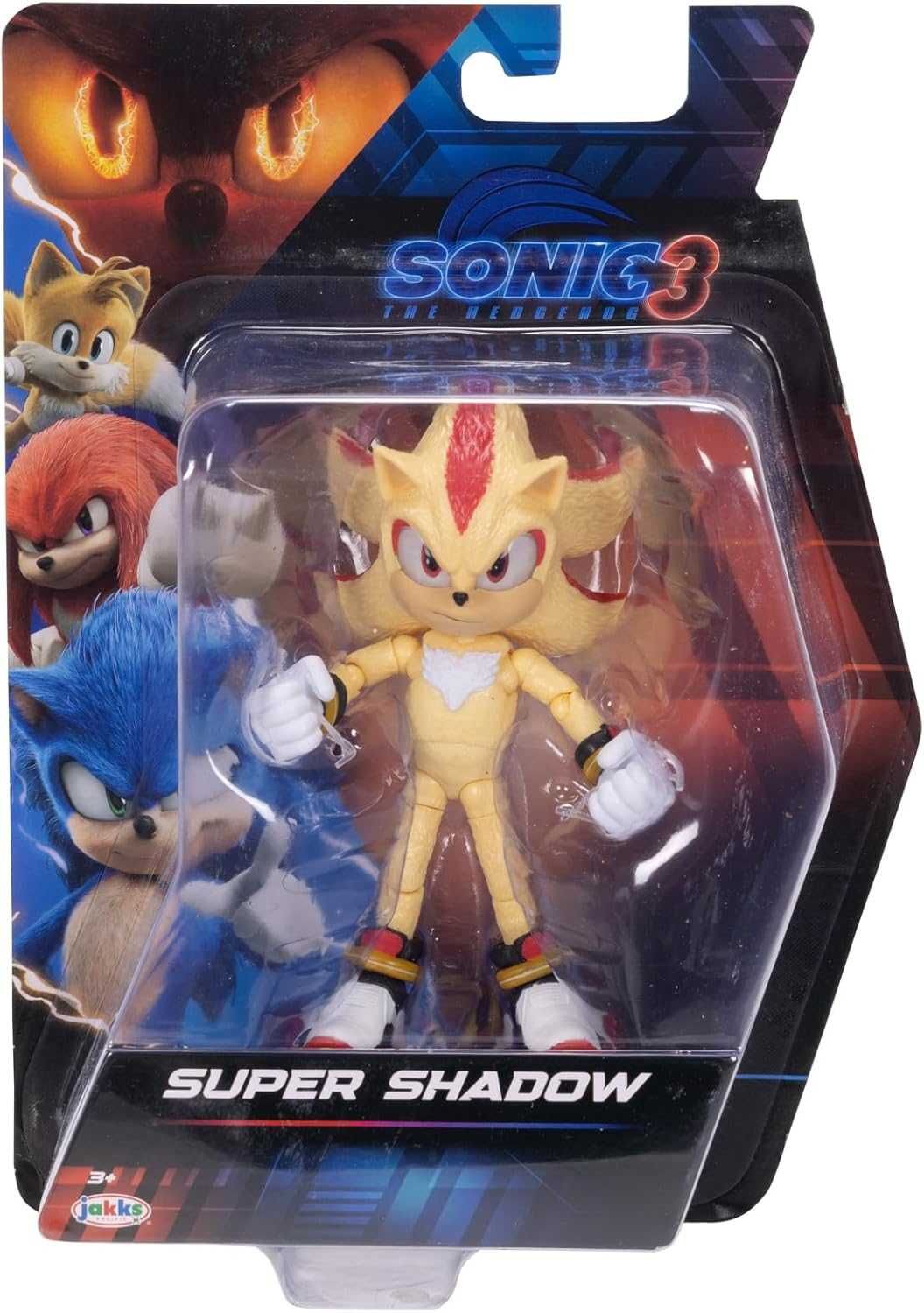 Фігурка Sonic the Hedgehog 3 Super Shadow 13 см Сонік Їжак Супер Шедоу