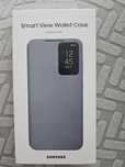 Smart viev wallet case Galaxy S24 plus fioletowe