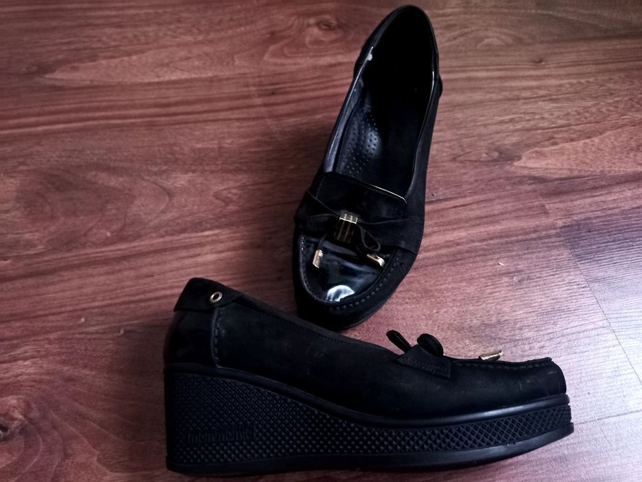 Туфлі класика, Mida, на платформі, натуральна шкіра