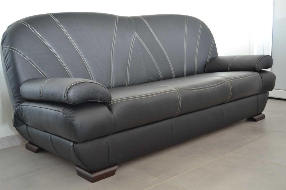 Kpl kanapa Porto z Finką ze skóry naturalnej  dostępne od ręki