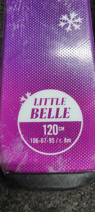 JUNIOR Narty 120 cm NORDICA LITTLE BELLE dla dziewczynki