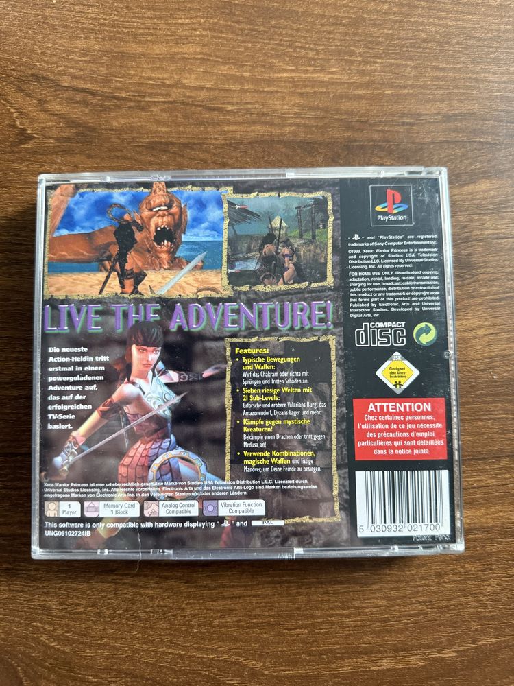 Xena PlayStation 1  like new jak nowa