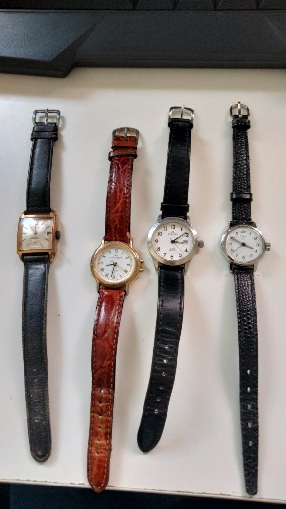 4 relógios vintage