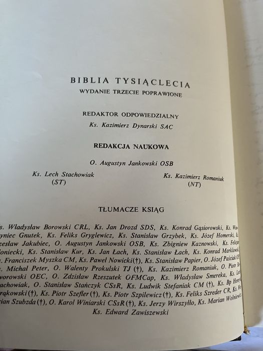 Biblia tysiąclecia