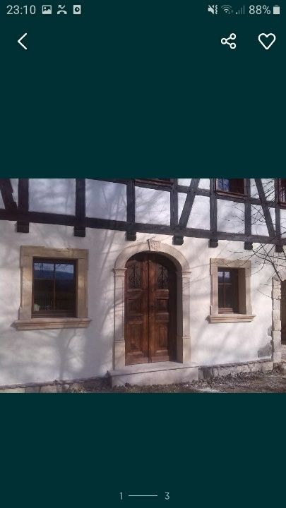 Portal kamień piaskowiec nadproże
