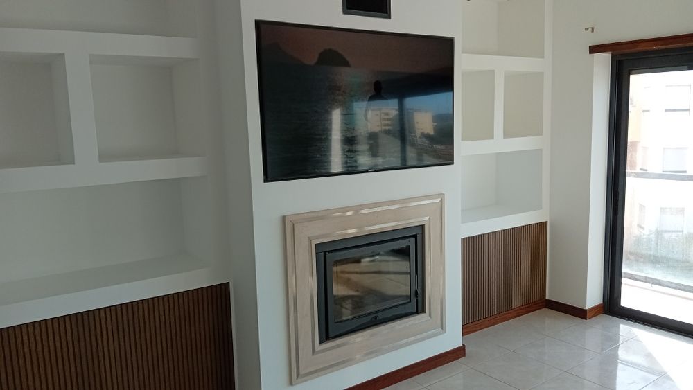 Pladur barramento flutuante pintura