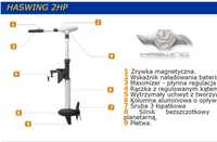 Silnik elektryczny zaburtowy Haswing Protuar 2 hp