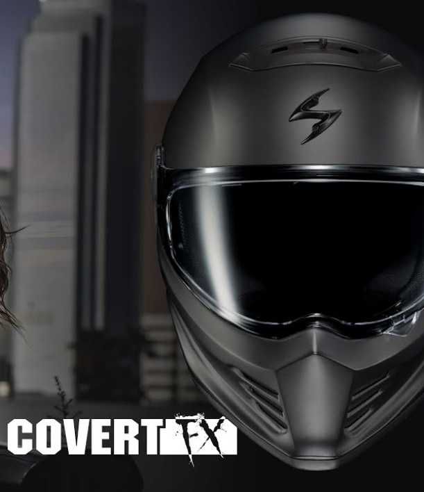 Nowy Kask motocyklowy SCORPION COVERT FX harley hjc ruroc simpson bell