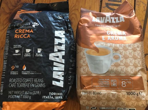 Кофе LAVAZZA Crema e aroma/ Crema RICCA