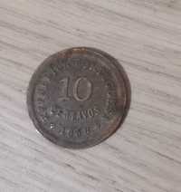 Moedas Antigas - 10 centavos de 1930 e 1938.