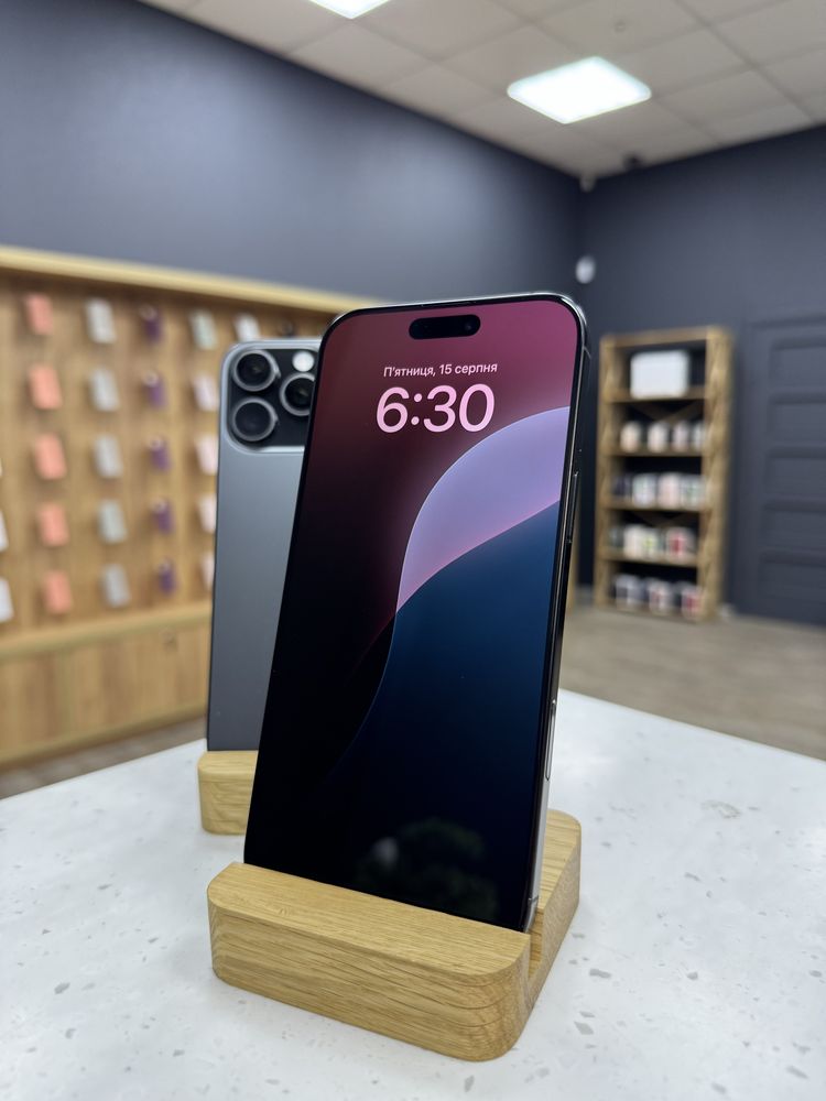 OpenBox iPhone 16 Pro Max 256gb Black Titanium Neverlock (0 циклів)
