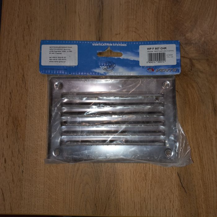 Osłona wentylacyjna z siatką 175×120