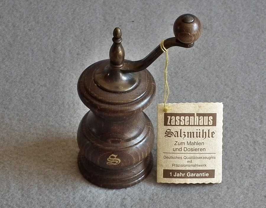 Niemiecki młynek do soli ZASSENHAUS 13,5cm