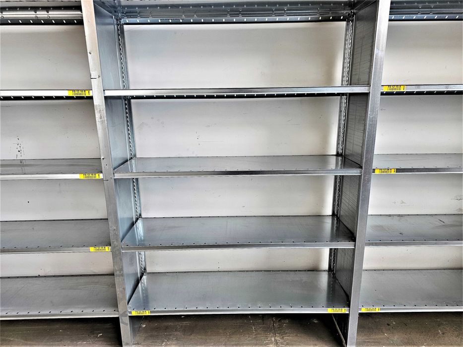 Regał Magazynowy 40x230x393/18p Metalowy Półkowy Ocynk Garaż Warsztat