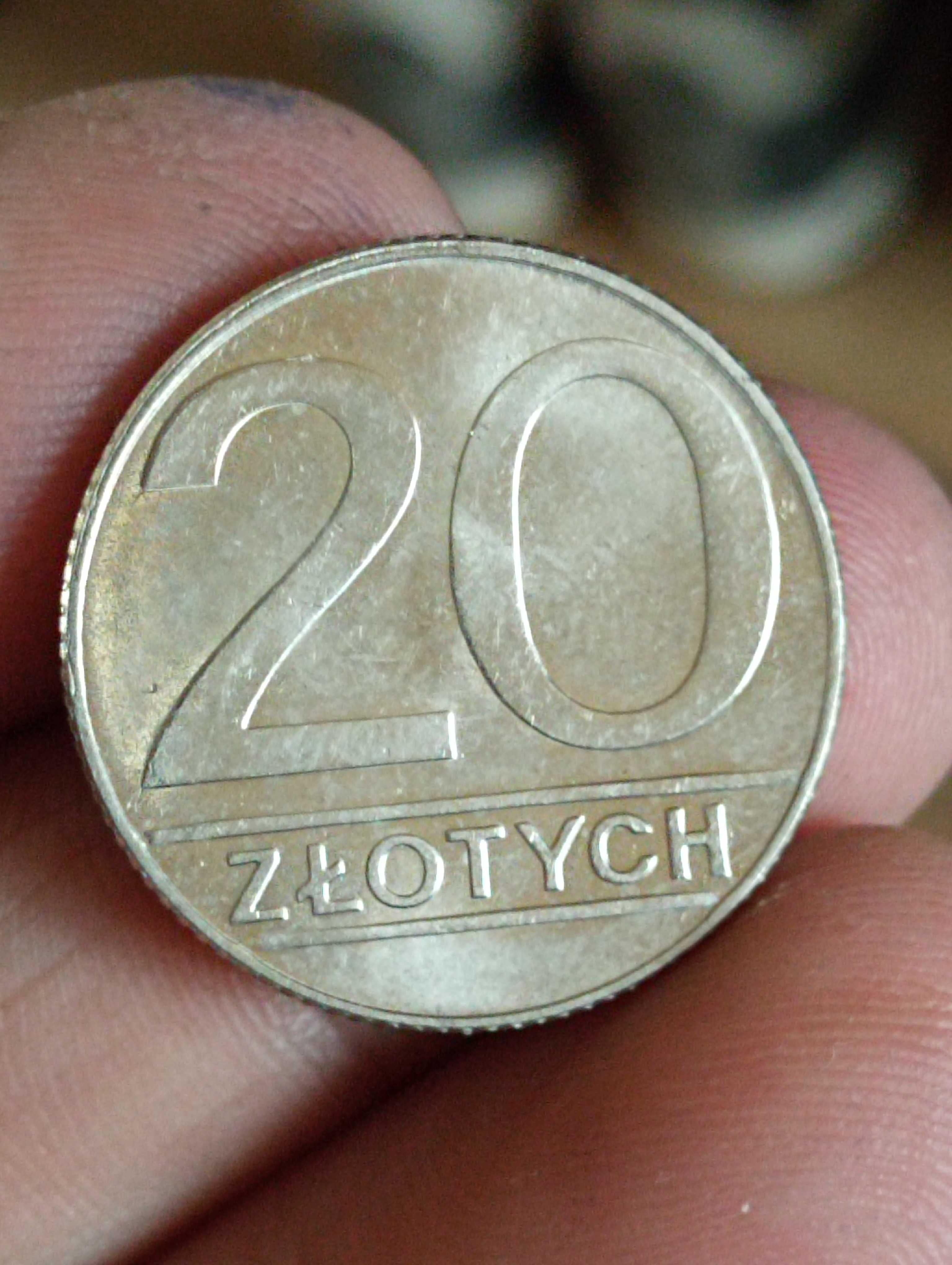 Sprzedam monete 20 zl 1990 r