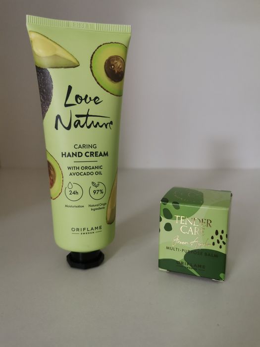 Zestaw Oriflame - Krem do rąk + balsam miodek