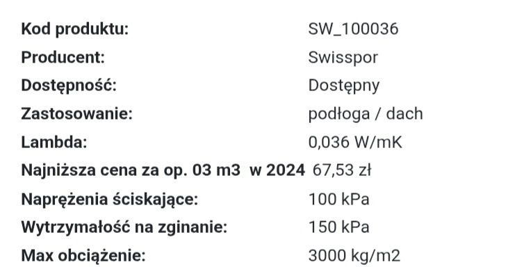 SWISSPOR EPS 100 320m2