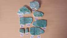 Pedras de amazonite