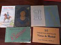 6 livros c/ postais Antigos!